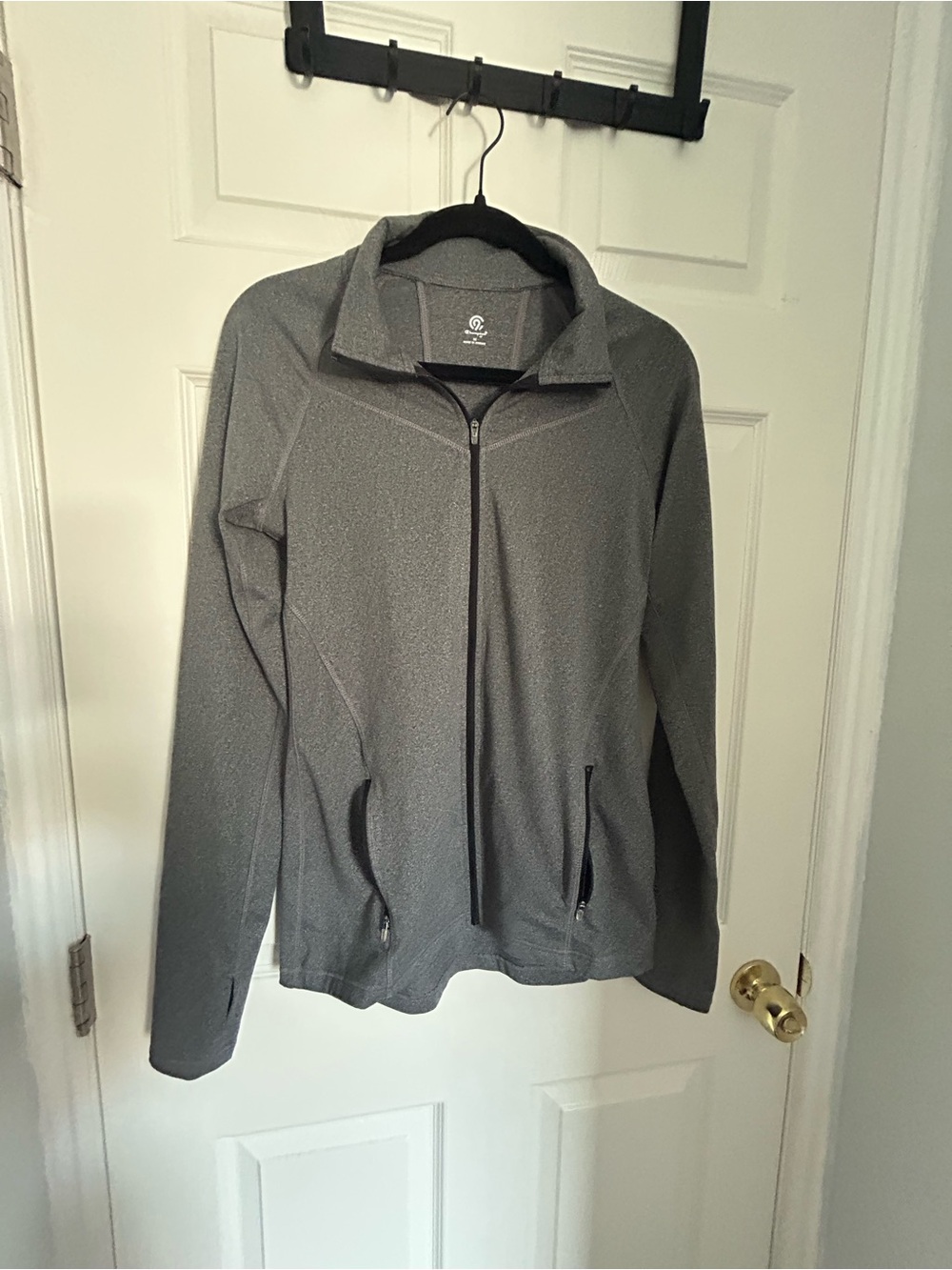 C9 by Champion Heather Gray Full-Zip Utility Jacket